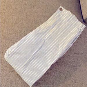 Blue stripped pants